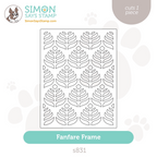 Simon Says Stamp Fanfare Frame Wafer Die s831 Stamptember