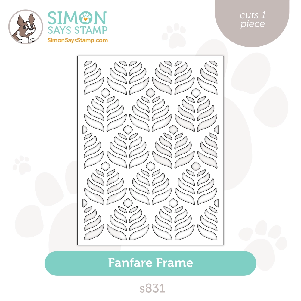 Simon Says Stamp Fanfare Frame Wafer Die s831 Stamptember