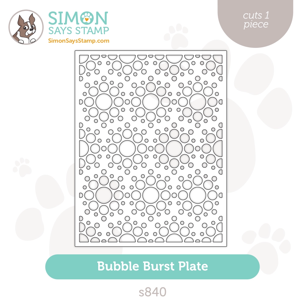 Simon Says Stamp Bubble Burst Plate Wafer Dies s840 Season Of Wonder