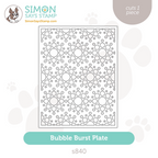 Simon Says Stamp Bubble Burst Plate Wafer Dies s840 Season Of Wonder
