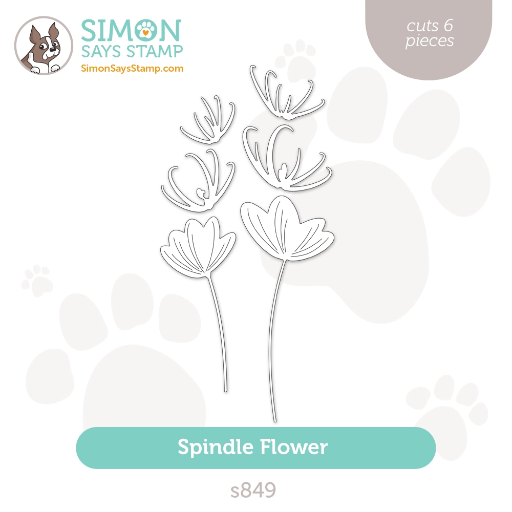 Simon Says Stamp Spindle Flower Wafer Dies s849 Stamptember