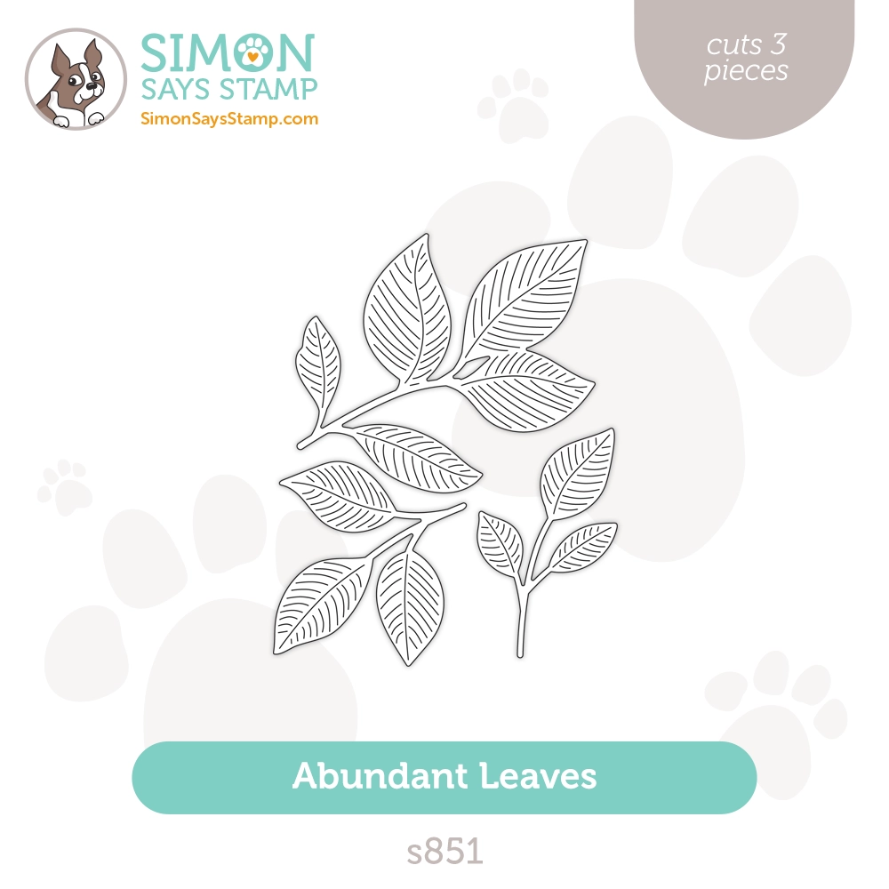 Simon Says Stamp Abundant Leaves Wafer Dies s851 Season Of Wonder