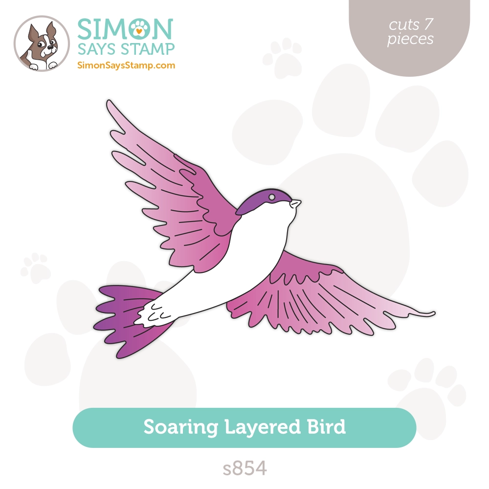 Simon Says Stamp Soaring Layered Bird Die Simon Says Stamp Soaring Layered Bird Die