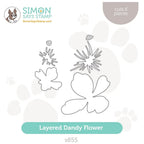 Simon Says Stamp Layered Dandy Flower Wafer Dies s855 Out Of This World