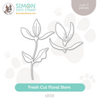Simon Says Stamp Fresh Cut Floral Stem Die s858 Just A Note
