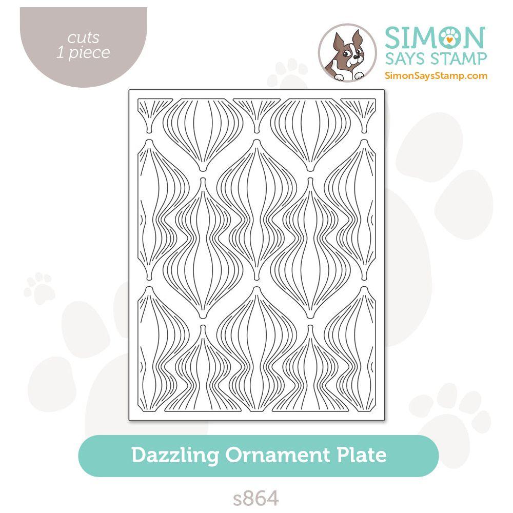 Simon Says Stamp Dazzling Ornament Plate Wafer Dies s864 All The Joy