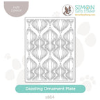 Simon Says Stamp Dazzling Ornament Plate Wafer Dies s864 All The Joy