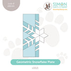 Simon Says Stamp Geometric Snowflake Plate Wafer Dies s868 Diecember