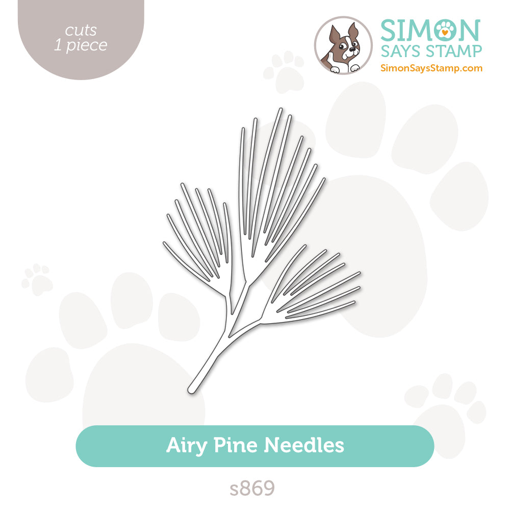 Simon Says Stamp Airy Pine Needles Wafer Dies s869 All The Joy