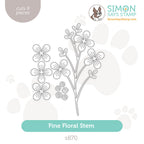 Simon Says Stamp Fine Floral Stem Wafer Dies s870 Splendor
