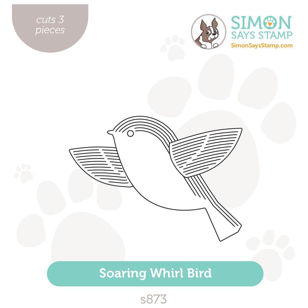 Simon Says Stamp Soaring Whirl Bird Wafer Dies s873 Diecember