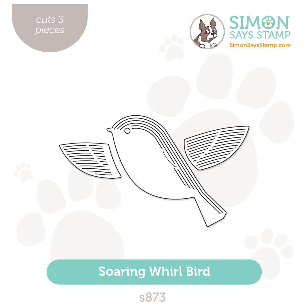 Simon Says Stamp Soaring Whirl Bird Wafer Dies s873 Diecember