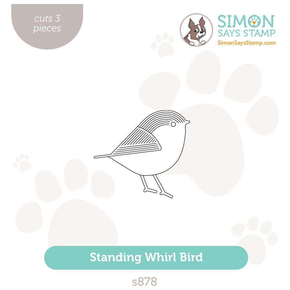 Simon Says Stamp Standing Whirl Bird Wafer Dies s878 Diecember