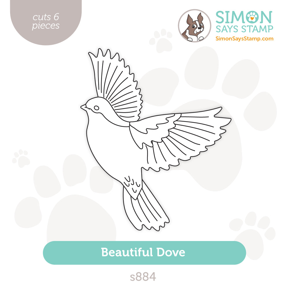 Simon Says Stamp Beautiful Dove Wafer Dies s884 Splendor