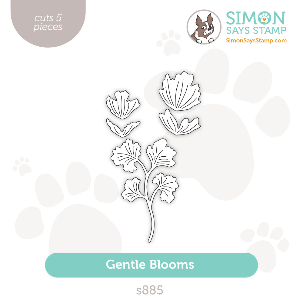 Simon Says Stamp Gentle Blooms Wafer Dies s885 Sweetheart