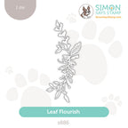 Simon Says Stamp Leaf Flourish Wafer Dies s886 Sweetheart