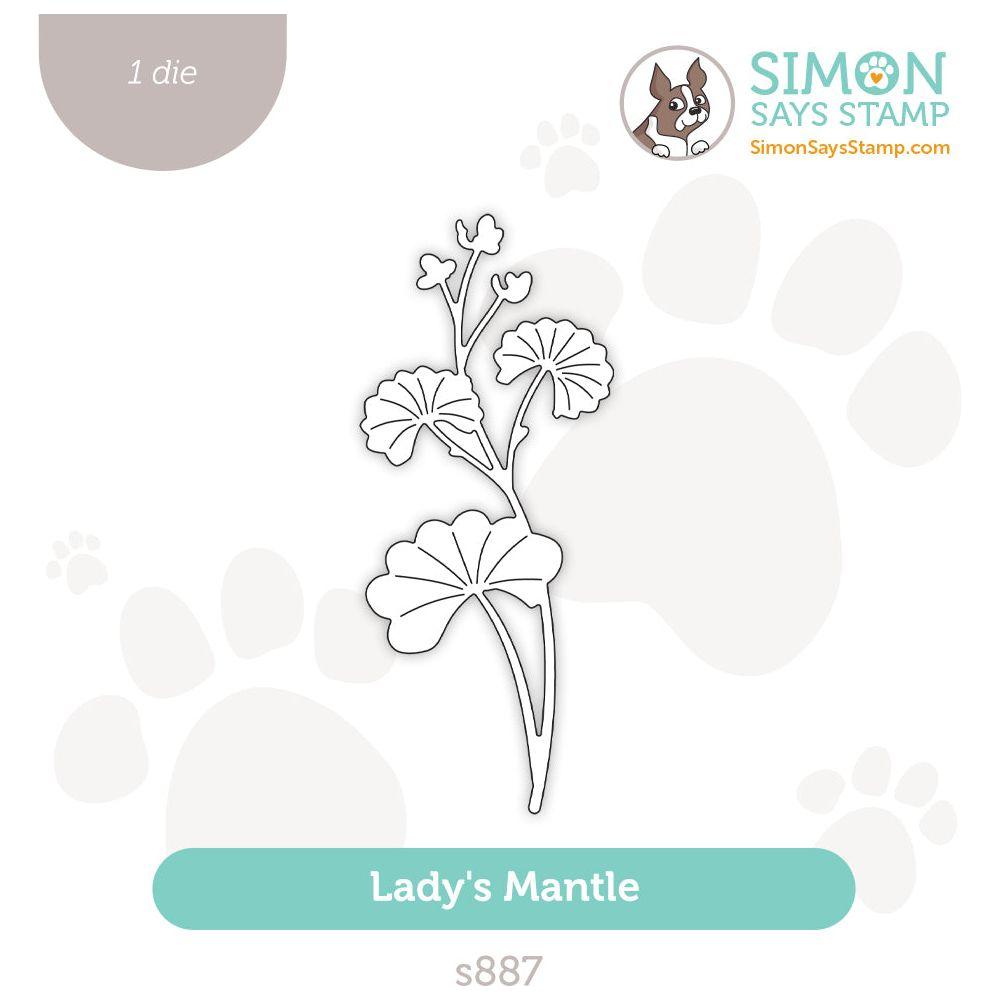 Simon Says Stamp Lady's Mantle Wafer Dies s887 Smitten