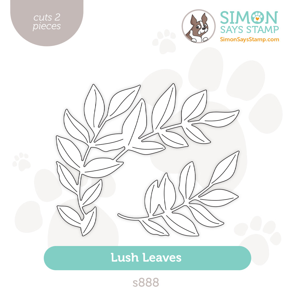 Simon Says Stamp Lush Leaves Wafer Dies s888 Be Bold