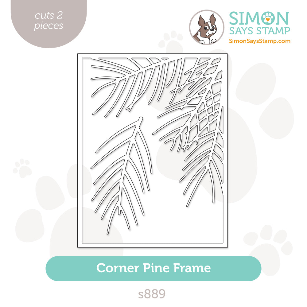 Simon Says Stamp Corner Pine Frame Wafer Dies s889 Diecember