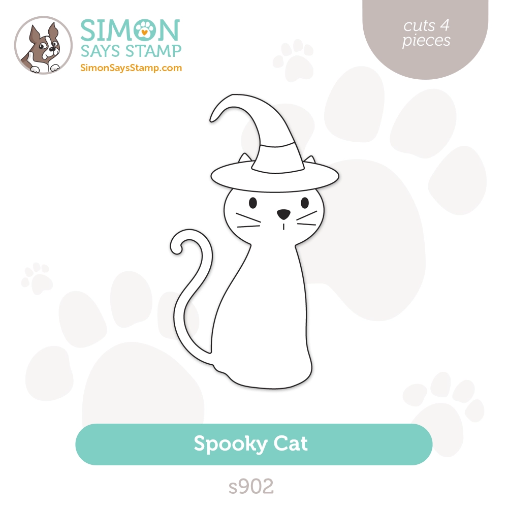 Simon Says Stamp Spooky Cat Wafer Die s902 Stamptember
