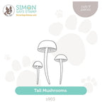 Simon Says Stamp Tall Mushrooms Wafer Dies s903 Season Of Wonder