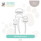 Simon Says Stamp Tall Mushrooms Wafer Dies s903 Season Of Wonder