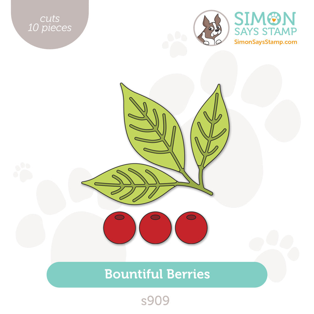 Simon Says Stamp Bountiful Berries Wafer Dies s909 All The Joy