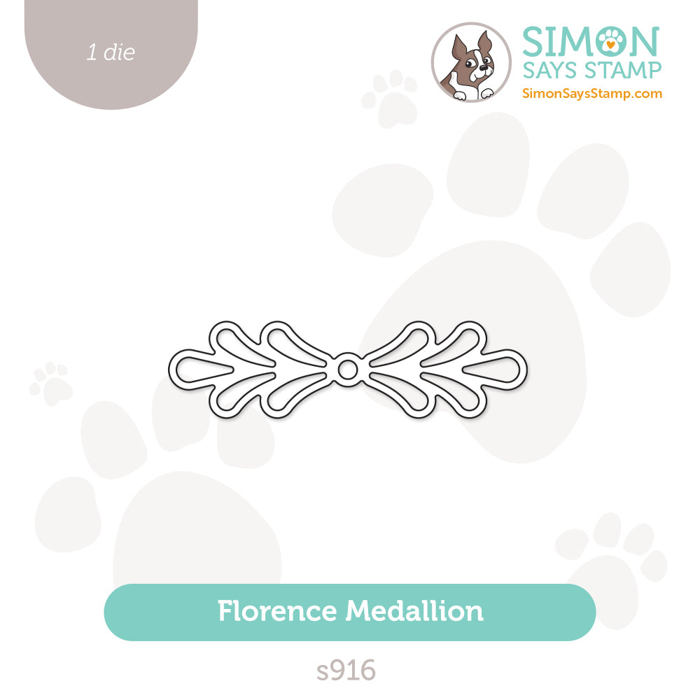 Simon Says Stamp Florence Medallion Wafer Dies s916 Diecember