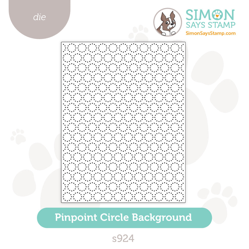 Simon Says Stamp Pinpoint Circle Background Wafer Dies s924 Cheering for You