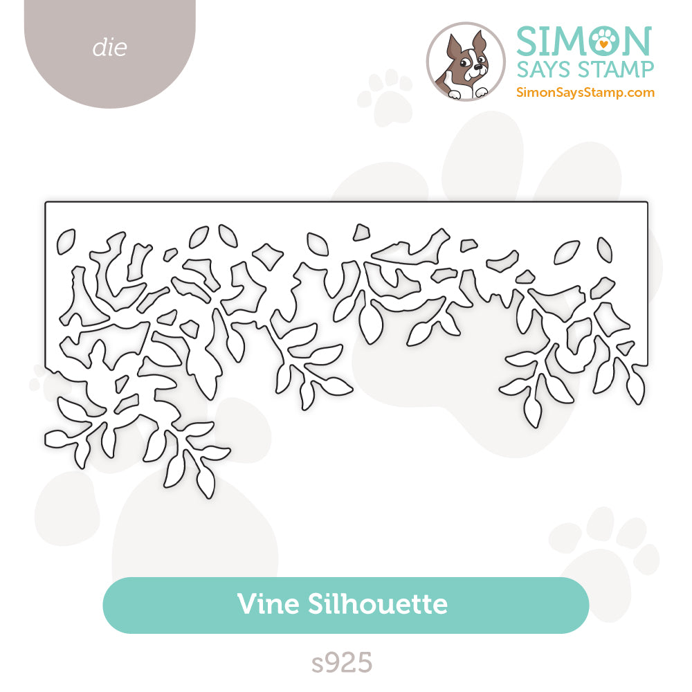 Simon Says Stamp Vine Silhouette Wafer Die s925 Sweet Wishes