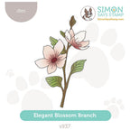 Simon Says Stamp Elegant Blossom Branch Wafer Dies s937 Stamptember