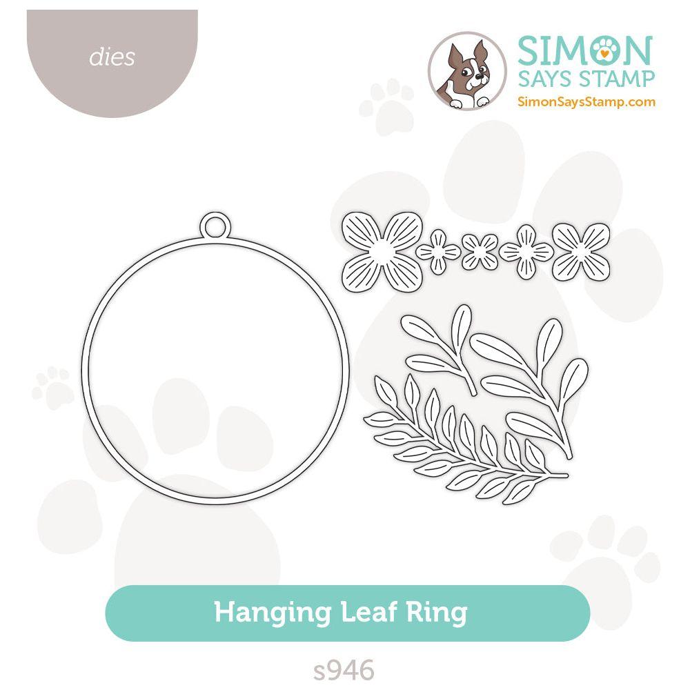 Simon Says Stamp Hanging Leaf Ring Wafer Dies s946 DieCember