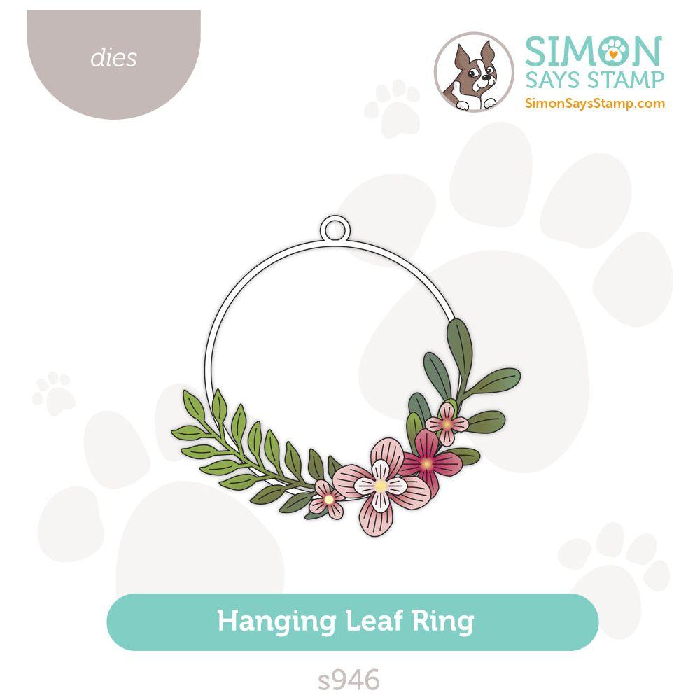 Simon Says Stamp Hanging Leaf Ring Wafer Dies s946 DieCember