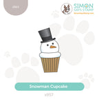 Simon Says Stamp Snowman Cupcake Wafer Dies s957 Festive Fun