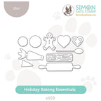 Simon Says Stamp Holiday Baking Essentials Wafer Dies s959 Festive Fun