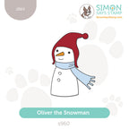 Simon Says Stamp Oliver the Snowman Wafer Dies s960 Festive Fun