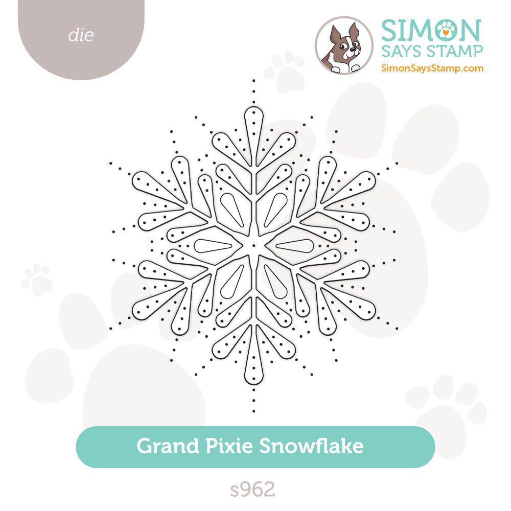 Simon Says Stamp Grand Pixie Snowflake Wafer Die s962 DieCember