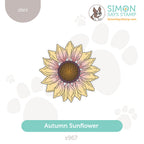 Simon Says Stamp Autumn Sunflower Wafer Dies s967 Sweet Wishes