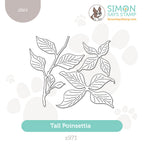 Simon Says Stamp Tall Poinsettia Wafer Dies s971 Festive Fun
