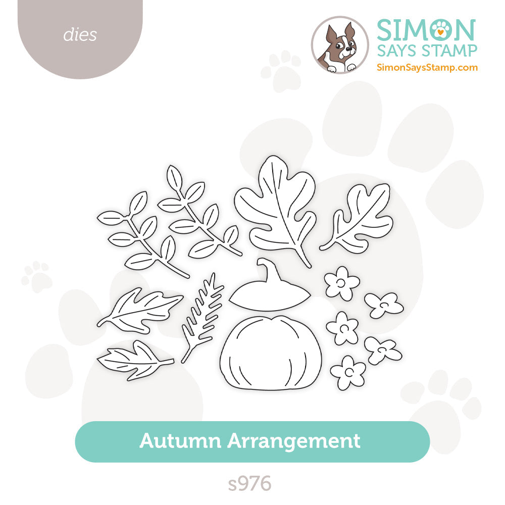 Simon Says Stamp Autumn Arrangement Wafer Dies s976 Sweet Wishes