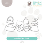 Simon Says Stamp Holiday Tea Time Wafer Die s979 Festive Fun