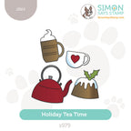 Simon Says Stamp Holiday Tea Time Wafer Die s979 Festive Fun
