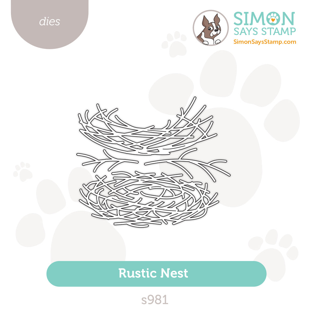 Simon Says Stamp Rustic Nest Wafer Dies s981 DieCember