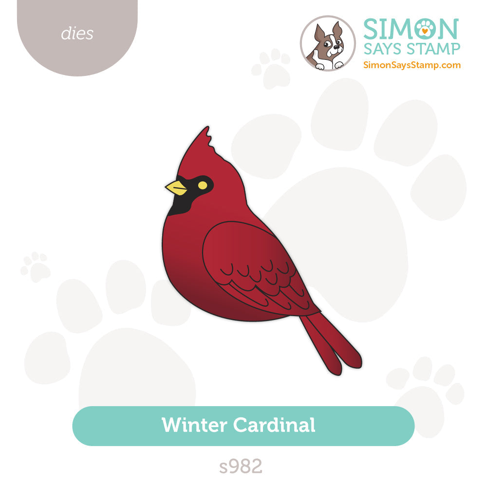 Simon Says Stamp Winter Cardinal Wafer Die s982 DieCember
