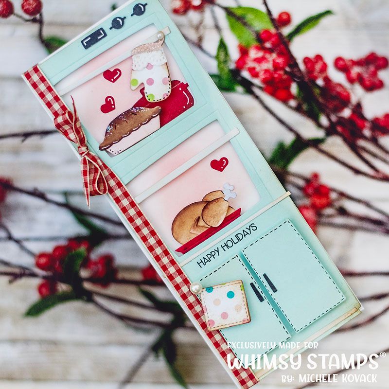 Whimsy Stamps Baking Dies wsd237 happy holiday