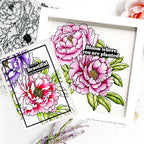Altenew Billowing Peonies Layering Stencils alt7741st you are beautiful | color-code:ALT01