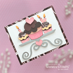 Whimsy Stamps Chocolate Caramel Coffee 6x6 Paper Pack wsdp04a swirls