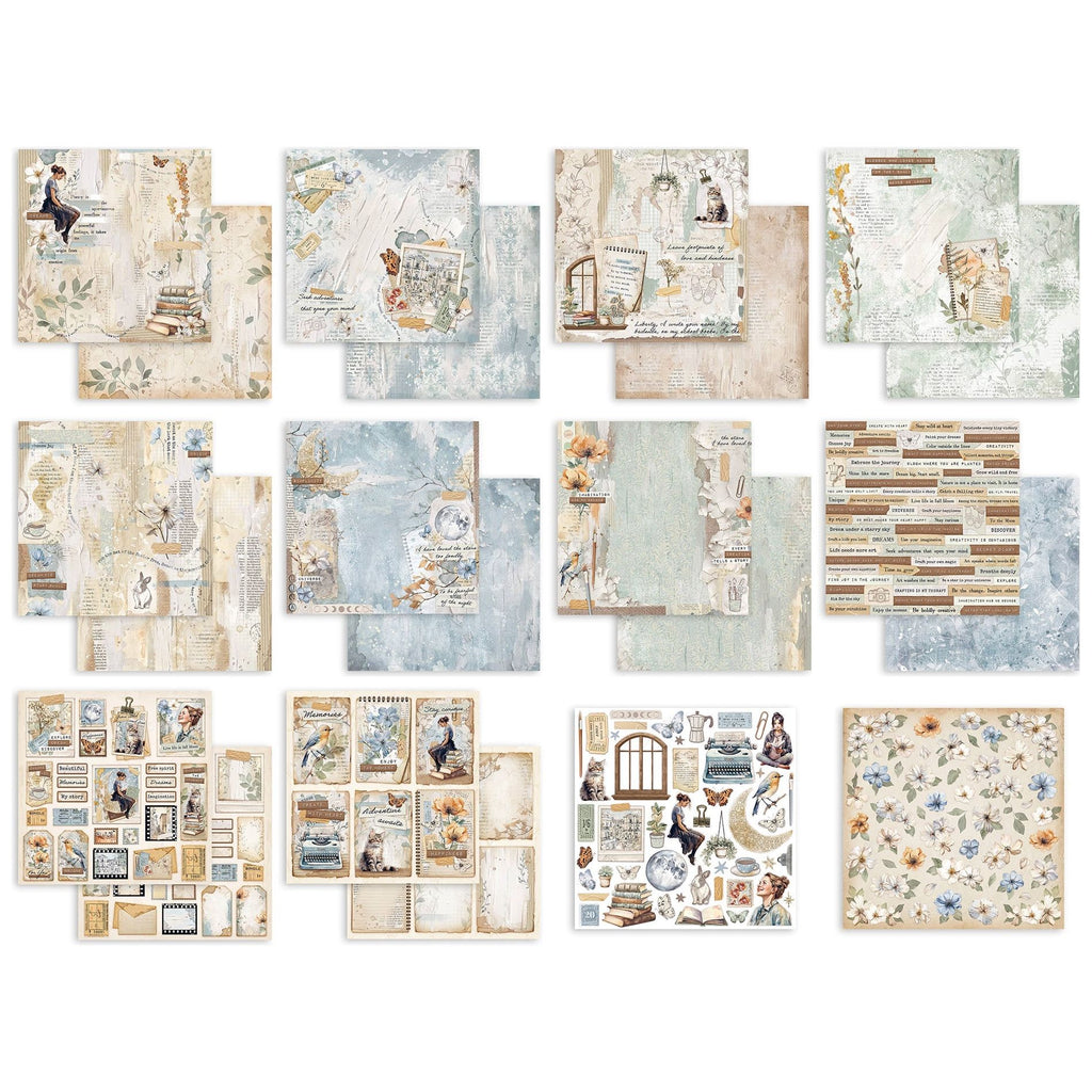 Stamperia Create Happiness Secret Diary 12x12 Paper sbbl152 sheets