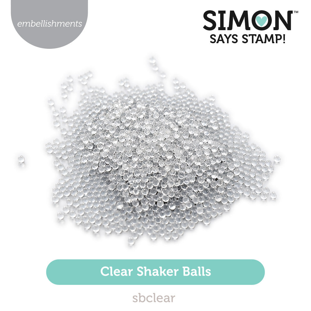 Simon Says Stamp Shaker Balls Clear Mini Pack sbclear