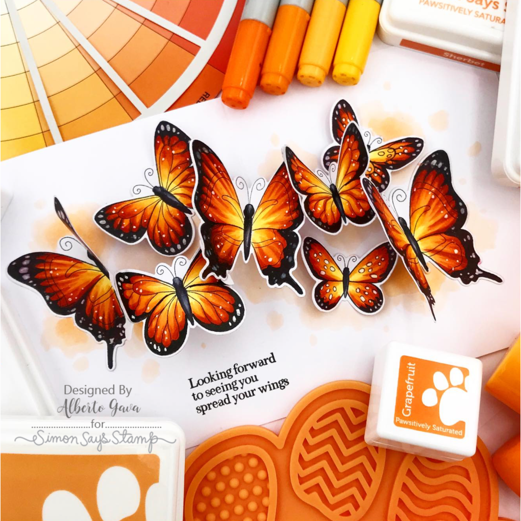 Simon Says Stamp! Simon Says Clear Stamps BUTTERFLY DREAMS sss202502c | color-code:ALT02